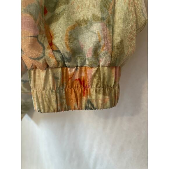 Lowerright Floral Watercolor Print Jumpsuit NWOT Women's One Piece Size Small - Picture 7 of 12